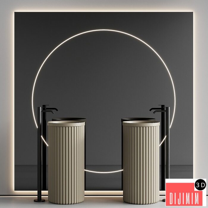 Inbani Heritage Vanity Unit Set 1 - Görsel 1