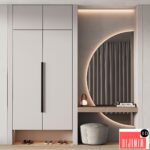 245 hallway zone 07 half round mirror 01