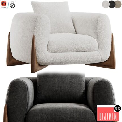Softbay Armchair by Porada