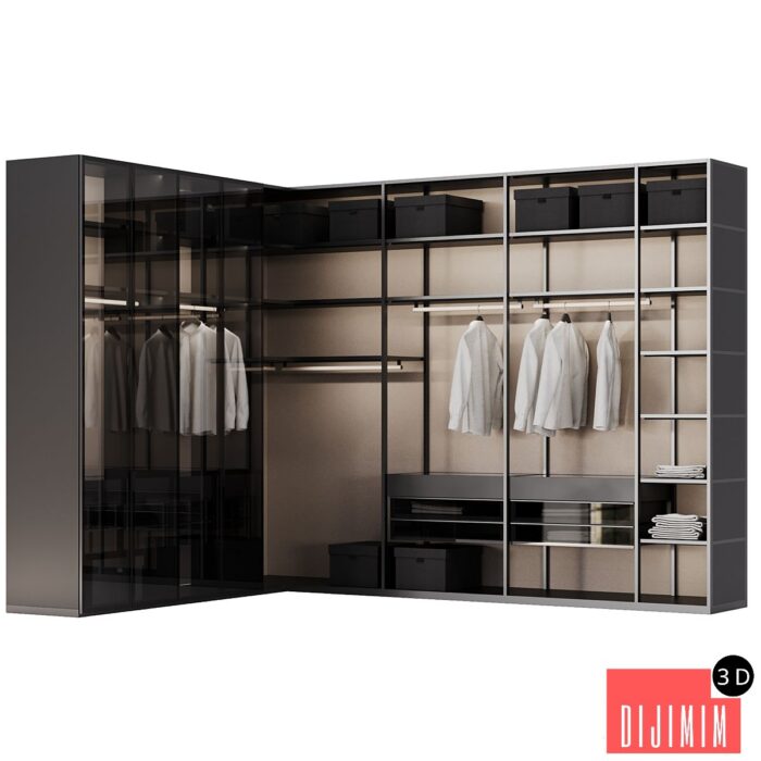 dressing room Poliform SENZAFINE - Görsel 1