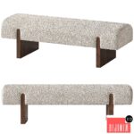 CB2 Socca Upholstered bench