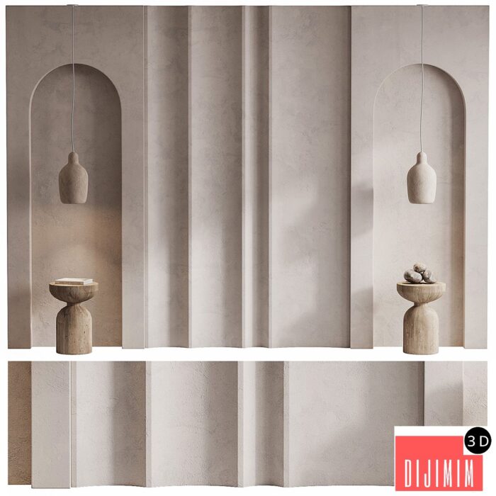 62 Wall Headboard Composition - Görsel 1