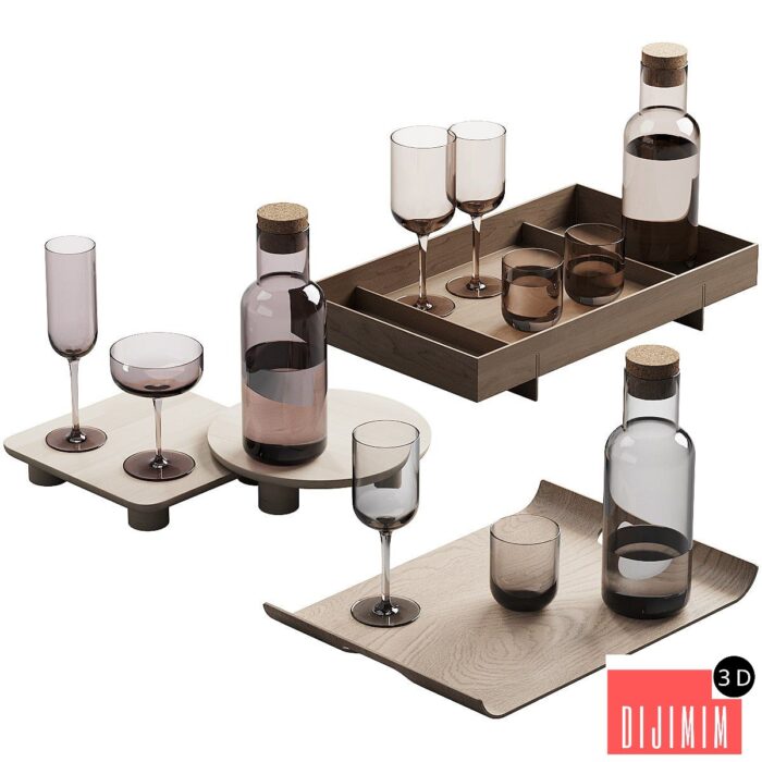 272 dishes decor set 14 FUUM Water Carafe by blomus P01 - Görsel 1