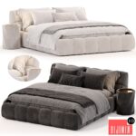TUFTY BED by B&B Italia