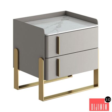 Light luxury bedside table