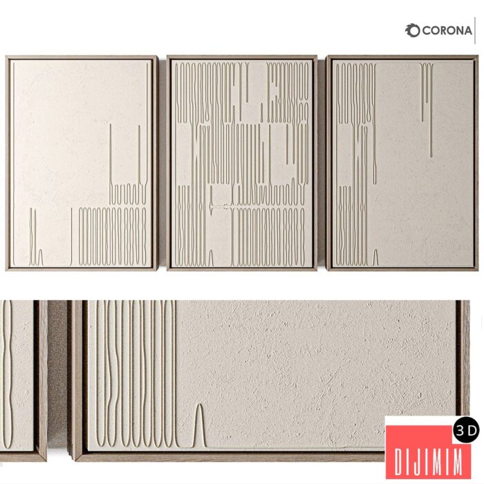 3 D Art Relief NO03 - Görsel 1