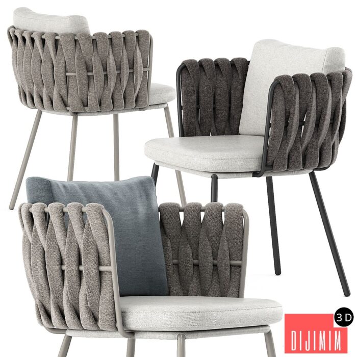 Tosca armchair by Tribu - Görsel 1