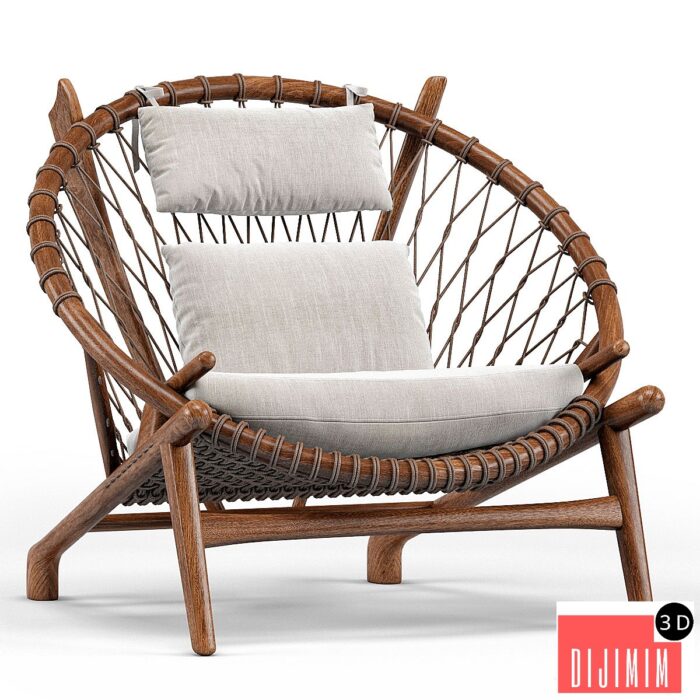 Dovetail Bison Occasional Chair - Görsel 1