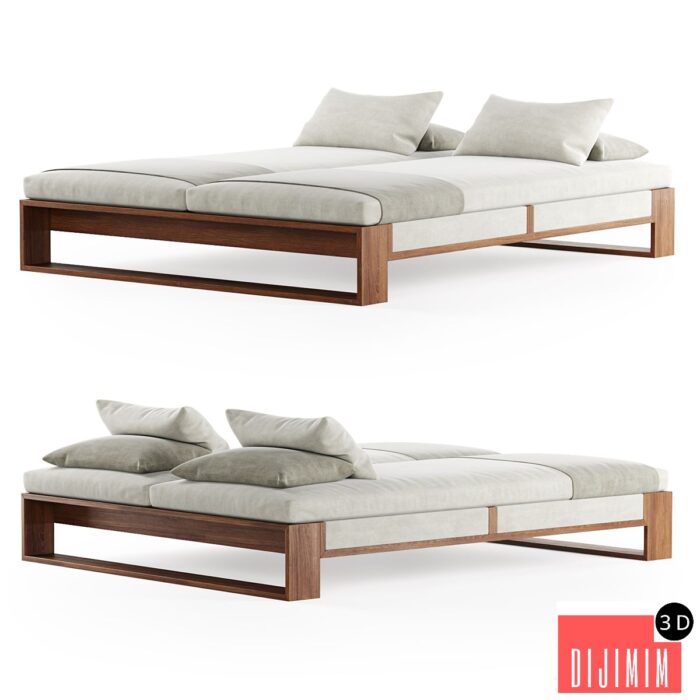 Bellagio chaise lounge double / EXTETA furniture - Görsel 1