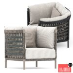 Anatra Lounge Chair by Janus et cie