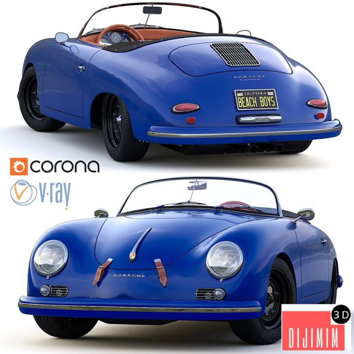 Porsche 356 A Speedster 1956 - Görsel 1