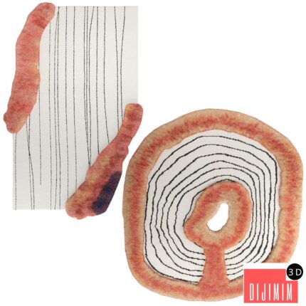 Carpets MEMORIAE & PULSE by CC-TAPIS
