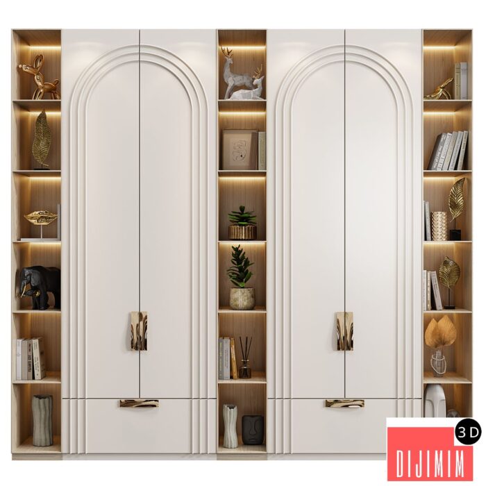 Neoclassical wardrobe 19 - Görsel 1
