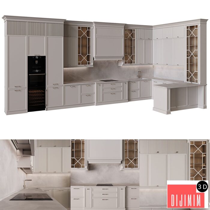 Neoclassical kitchen 32 - Görsel 1
