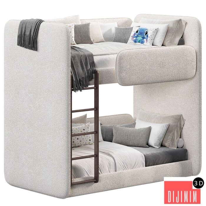 Double soft kids bed - Görsel 1