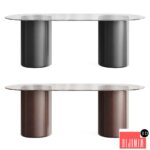 Mano Oval Dining Table by Domkapa
