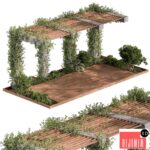 Pergola and Plant - Set 81