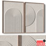 Relief artwork - 3d art wall decor - Panels