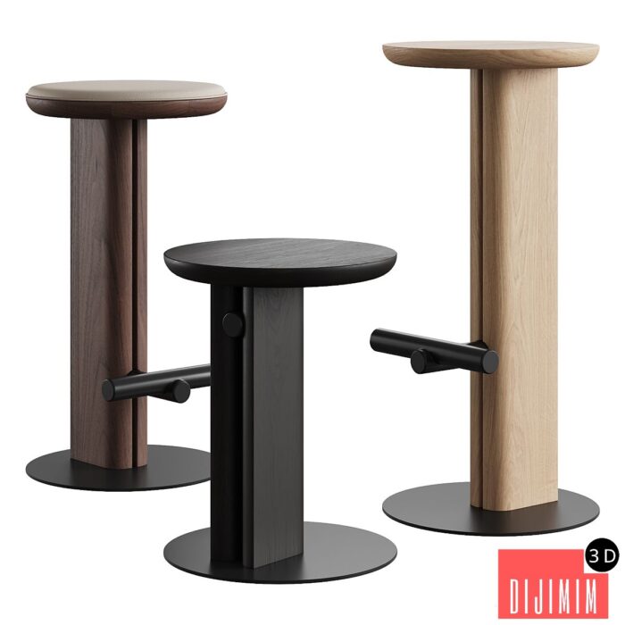 Ross Gardam Rook Stool - Görsel 1