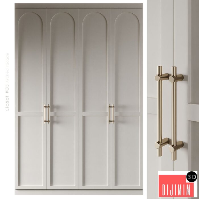 Closet n03 - Arched facade - Görsel 1