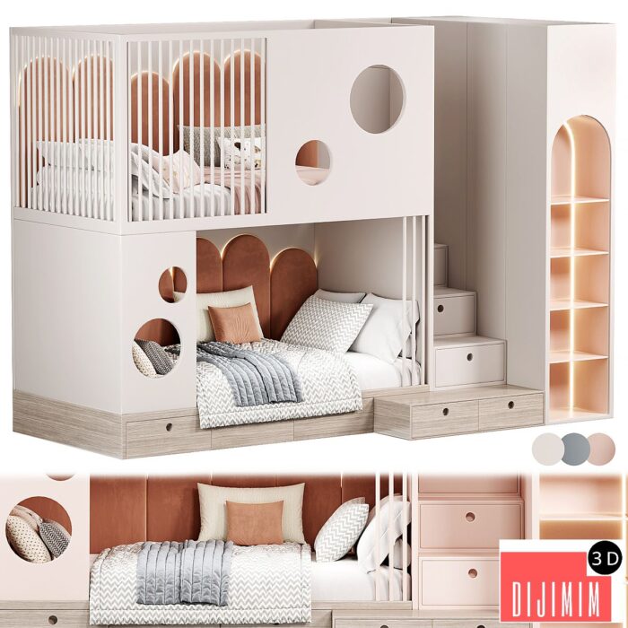 kids bedroom 03 - Görsel 1