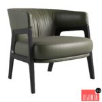 Duo Lounge armchair by Poltrona Frau