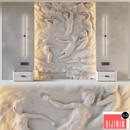 HEADBOARD 3D wall panel 002
