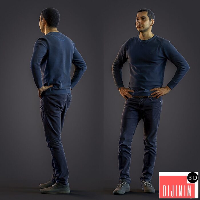 3d scan man 6 - Görsel 1