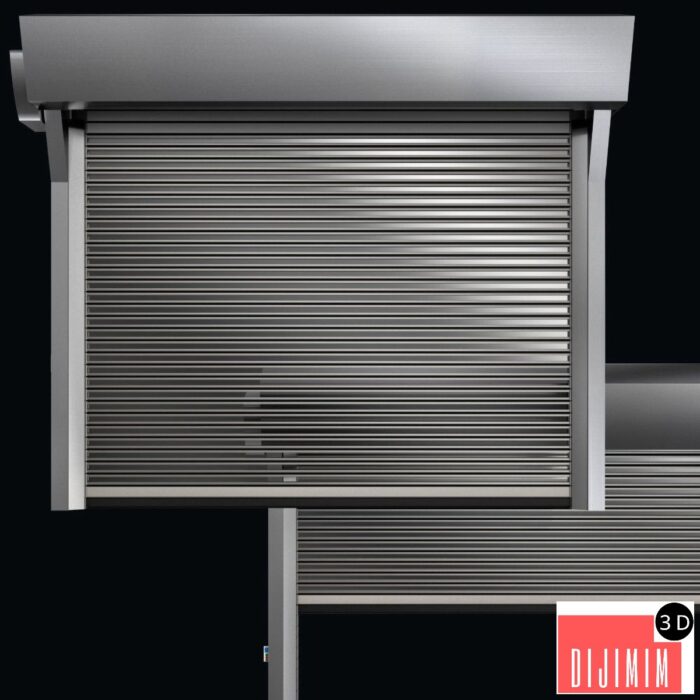Metal Blinds black jaluzi - Görsel 1