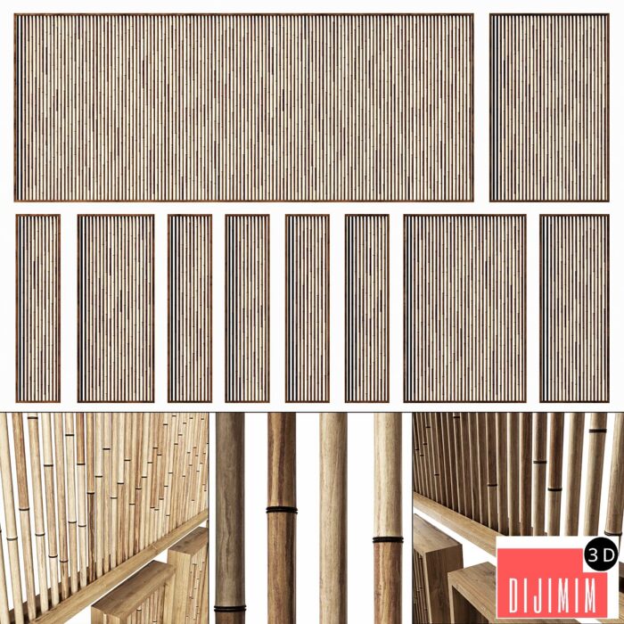 Bamboo branch decor n19 - Görsel 1