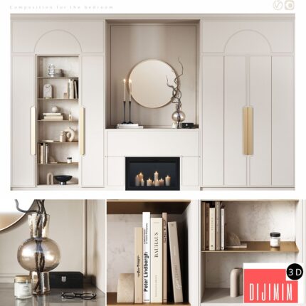 Furniture composition for bedroom_2