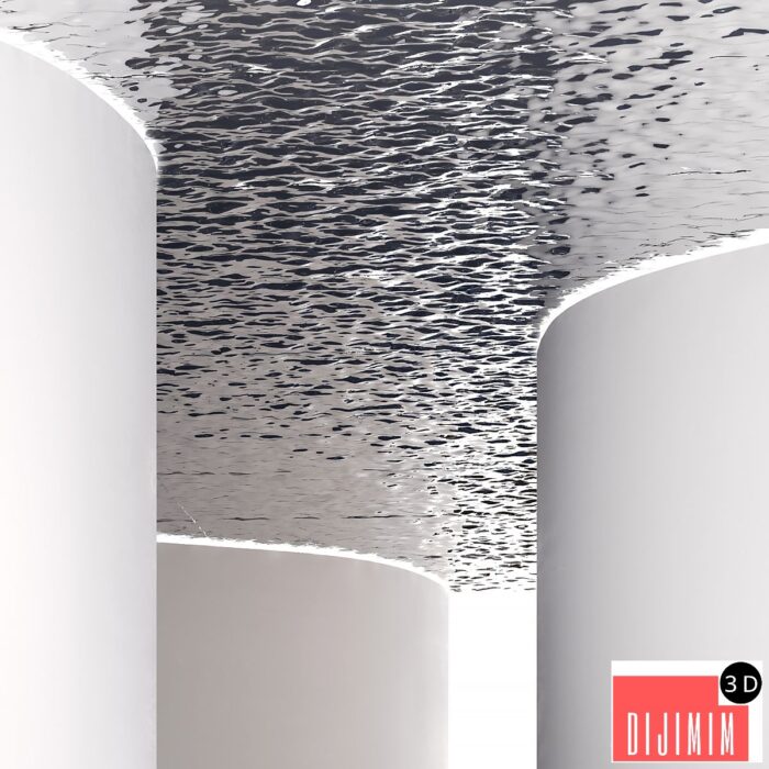 Water Rippled Steel Sheets - Görsel 1