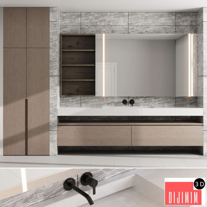 Bathroom furniture by inbani faucet set 31 - Görsel 1