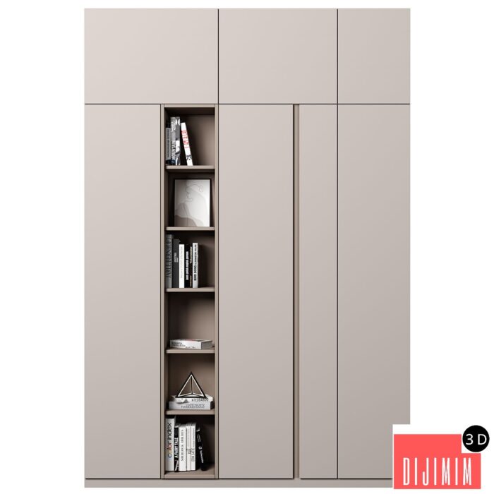 Cabinet with shelves 73 - Görsel 1