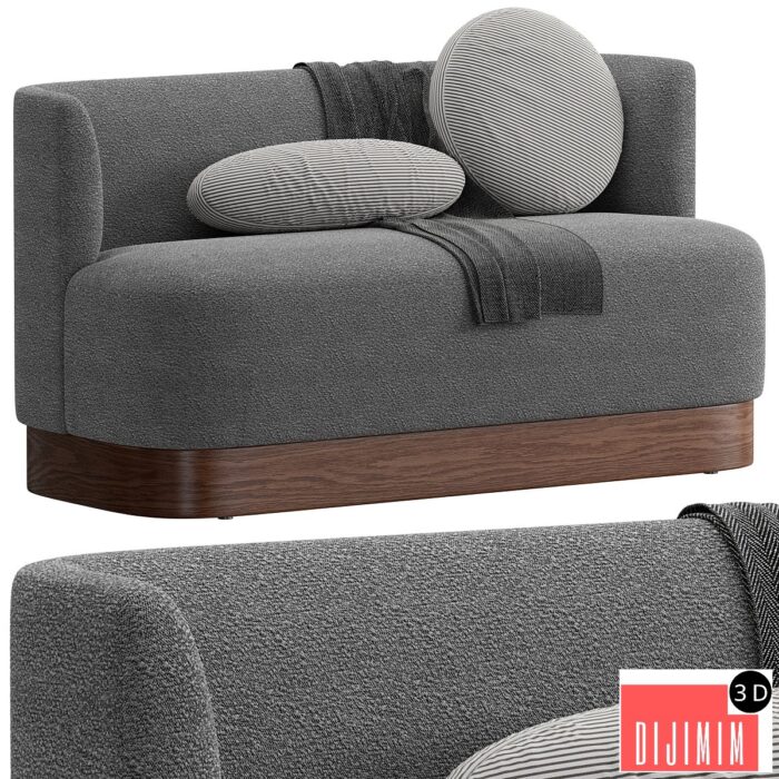 Potterybarn Buena upholstered dining bench - Görsel 1