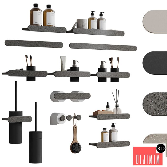 Moon bathroom accessories by Rexa - Görsel 1