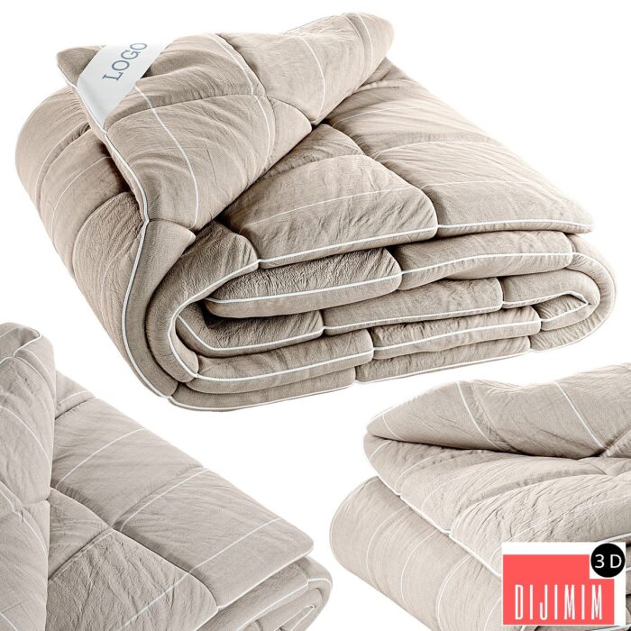Folded Duvet with Label - Görsel 1