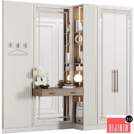 Entrance hall modular in neoclassical style 06