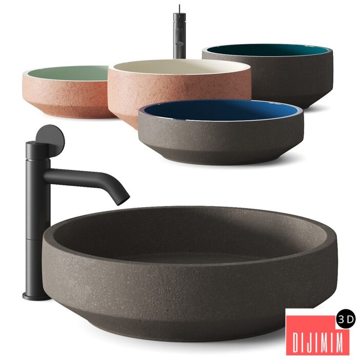 Agape Cenote Washbasins & Lemon Taps - Görsel 1