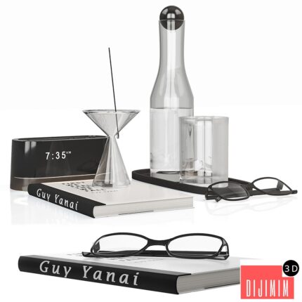 Minimalistic men decor with a carafe