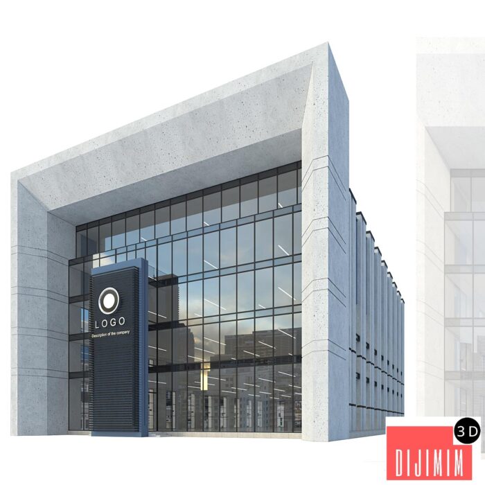 Modern Commercial Building No1 - Görsel 1