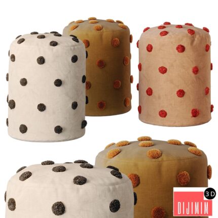 Dot Tufted Pouf by Ferm Living