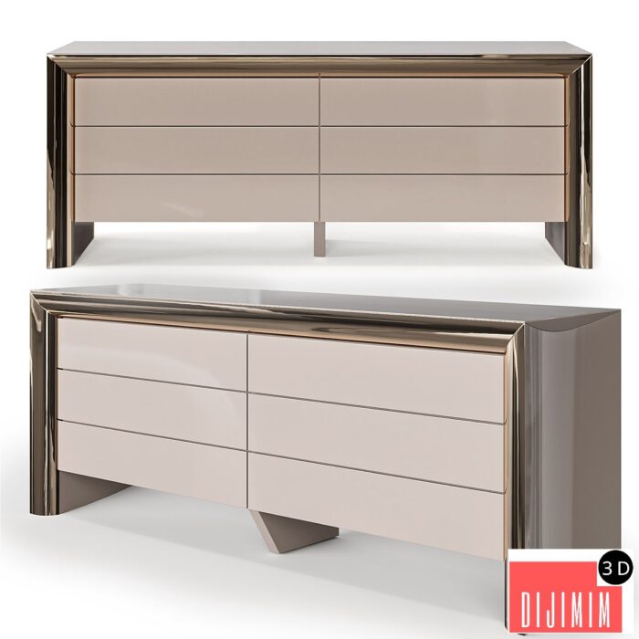 Chest of drawers Visionnaire HAMILTON - Görsel 1