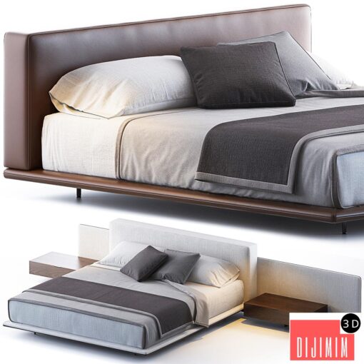 Horizonte bed by Minotti