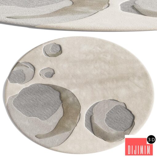 Guilin Round Rug TMJ Design