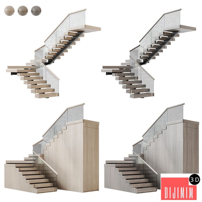 Modern staircase 18 - Görsel 1