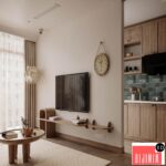 13432.  3D Apartment Interior Model By Tran Hai Yen - Görsel 2