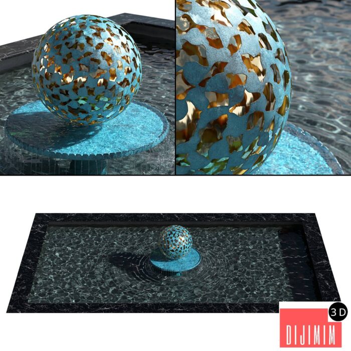 Fountain - Water Mantle by David Harber - Görsel 1