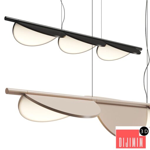 Flos Almendra S3 Linear Pendant Lamp