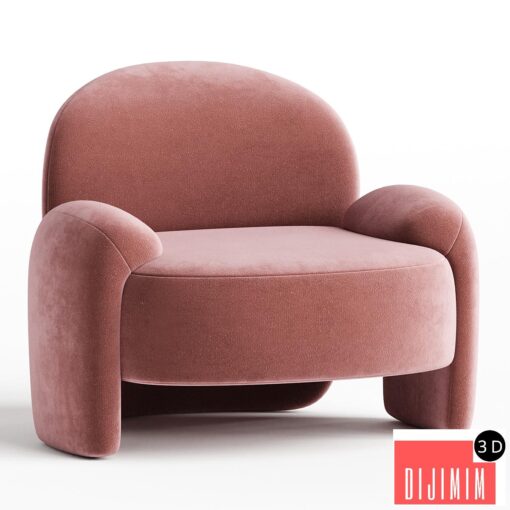 Paolo Castelli AMA Upholstered cotton armchair